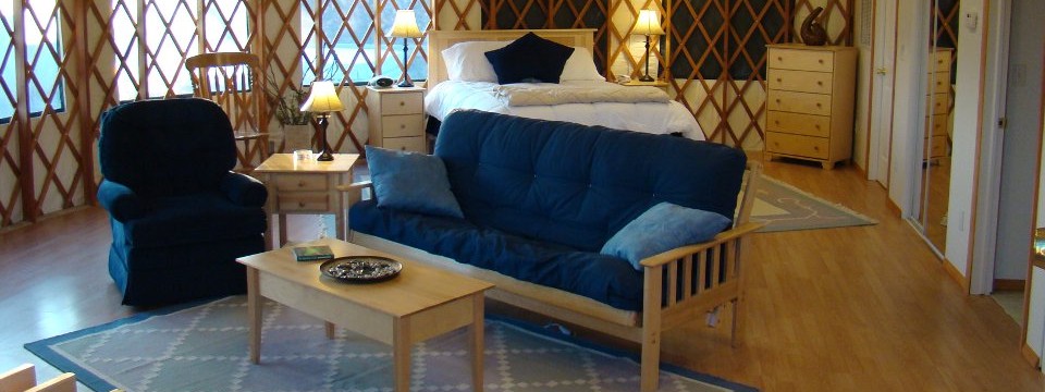 Vista Yurt interior